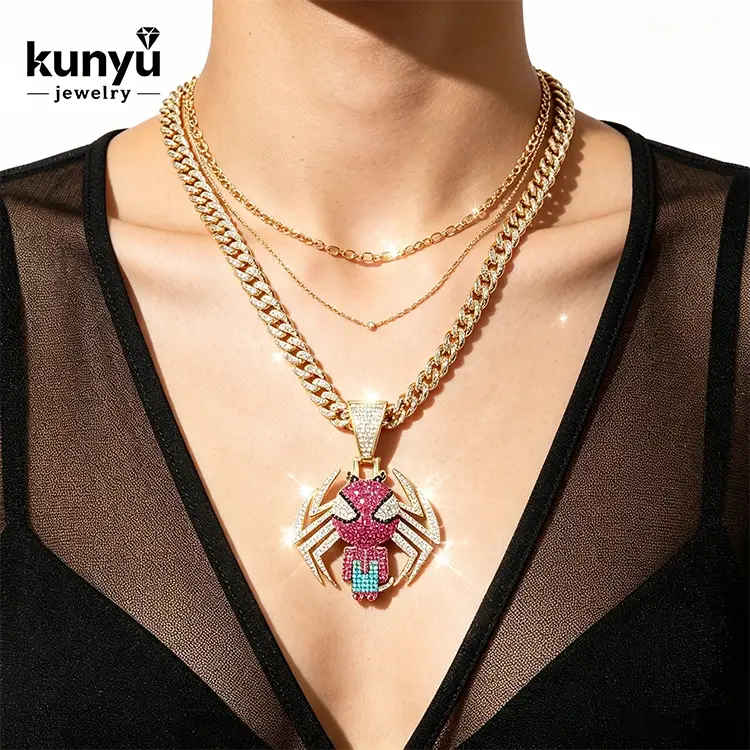 Bling hänge Hip Hop halsband