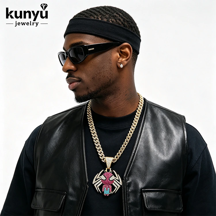 Bling hänge Hip Hop halsband