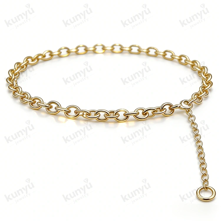 Chunky metallkedjebälte