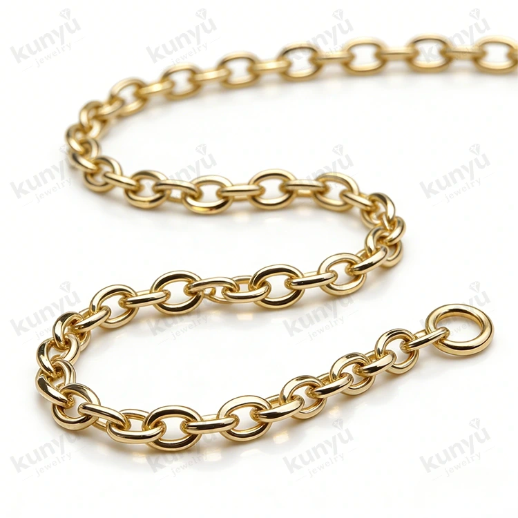 Chunky metallkedjebälte