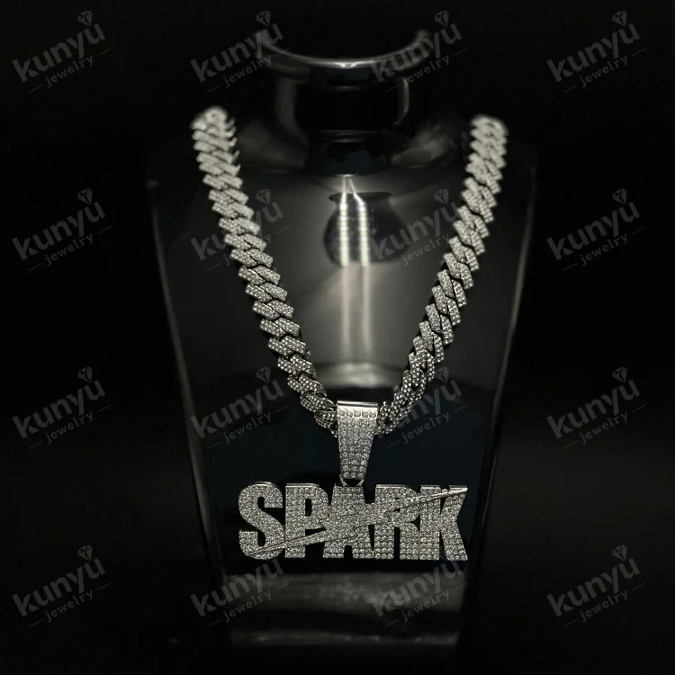 Cuban Link Hip Hop hängsmycke Cuban Link Hip Hop hängsmycke