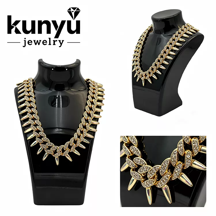 Guld Hip Hop halsband