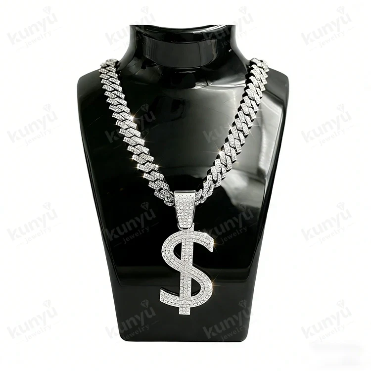 Hip Hop Dollar Sign Halsband Hip Hop Dollar Sign Halsband