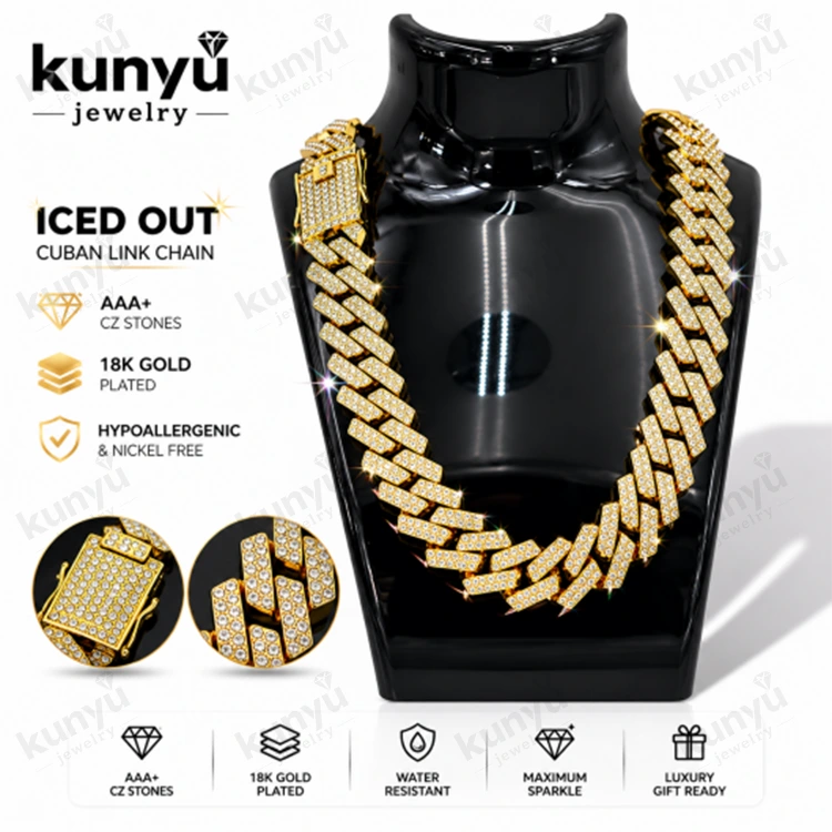 Iced Out kubansk länkkedja