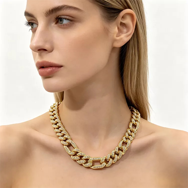 Iced Out Hip Hop Halsband